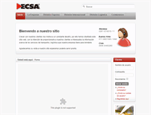 Tablet Screenshot of ecsa.com.ar