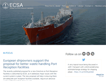 Tablet Screenshot of ecsa.eu
